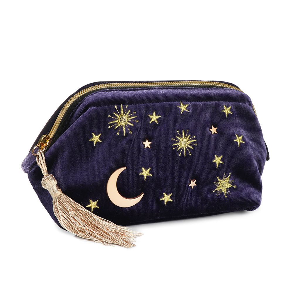 Ysl Beauty Makeup Bag - حقيبة مستحضرات التجميل المخملية على الطراز