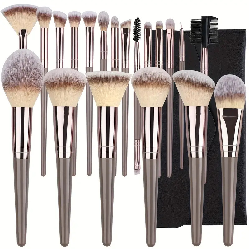 Huda Beauty Makeup Brush Set - مجموعة فرش مكياج 10-20 قطعة: فرشاة