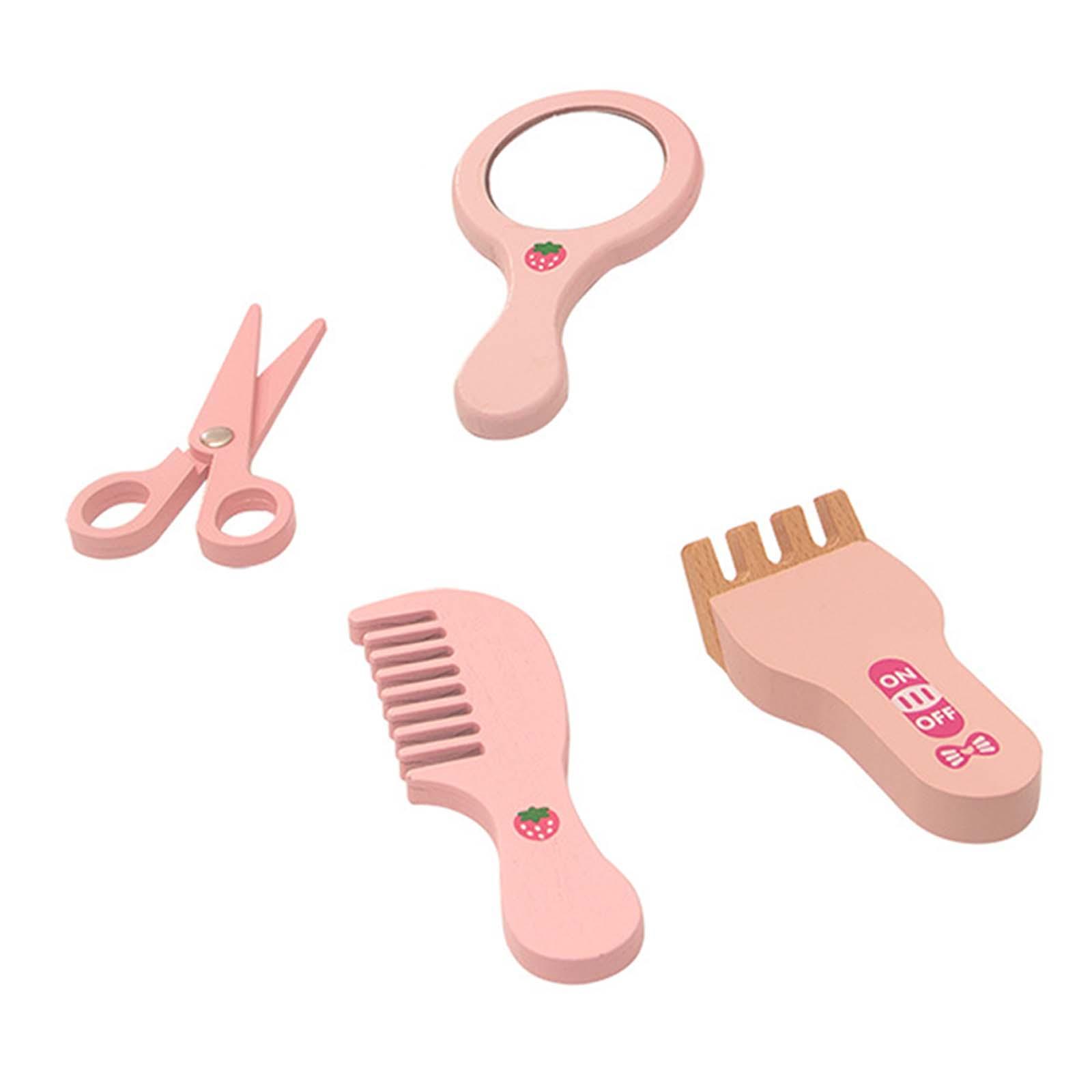 Beauty Makeup Kit For Girls - مجموعة ألعاب مكياج خشبية للفتيات الصغيرات،