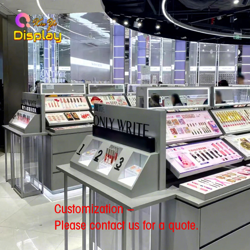 رف عرض مستحضرات التجميل الفاخر - مراجعة Beauty Makeup Shop وسعره