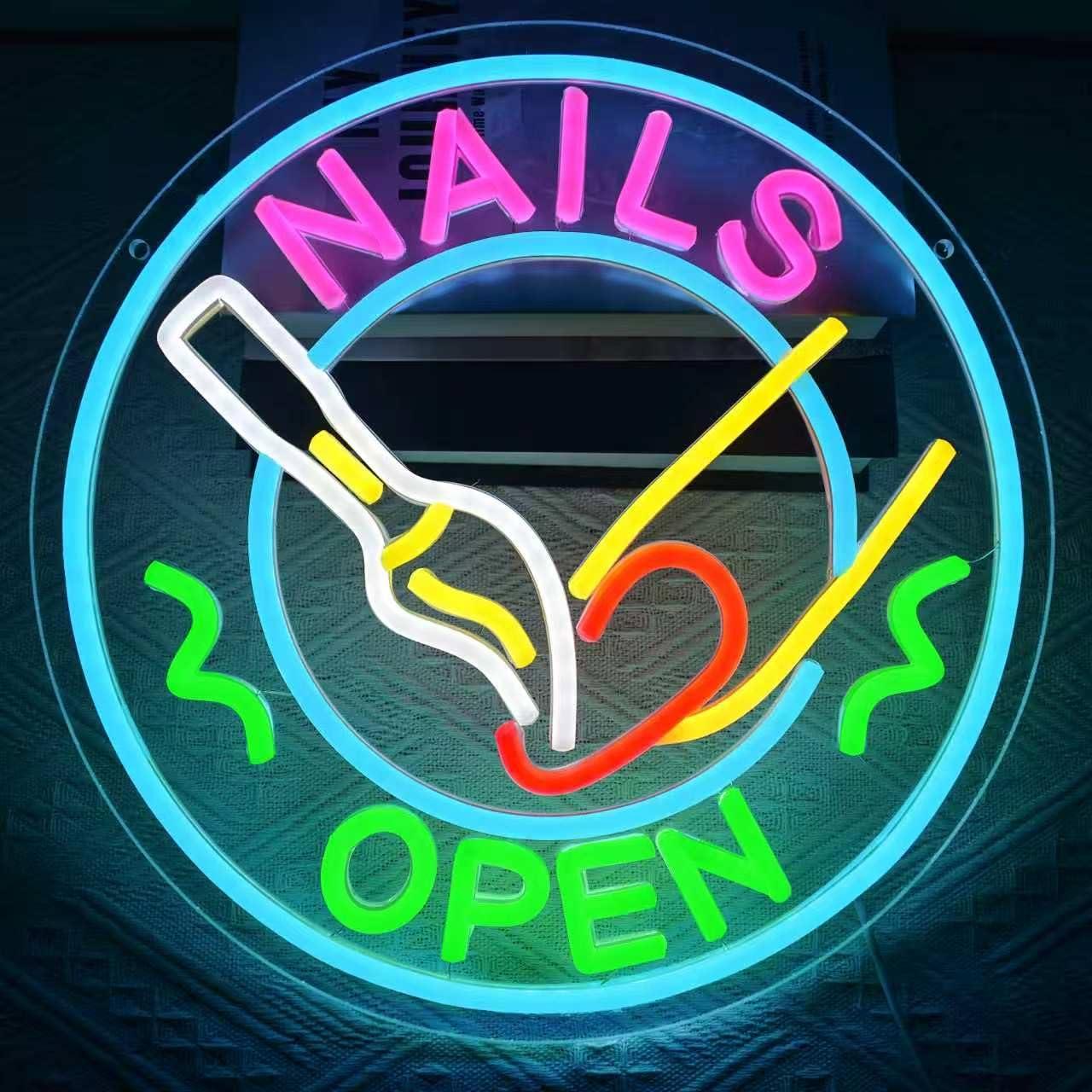 لافتة نيون مفتوحة لصالون الأظا - مراجعة Beauty Makeup Shop وسعره