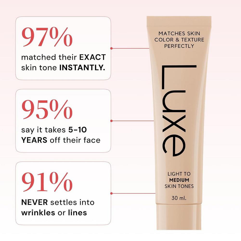 كريم أساس سائل ذكي LUXE مع واق - مراجعة Beauty Luxe Makeup وسعره