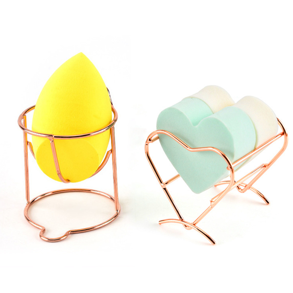 حامل إسفنج مكياج معدني مزود بف - مراجعة Beauty Makeup Tools وسعره