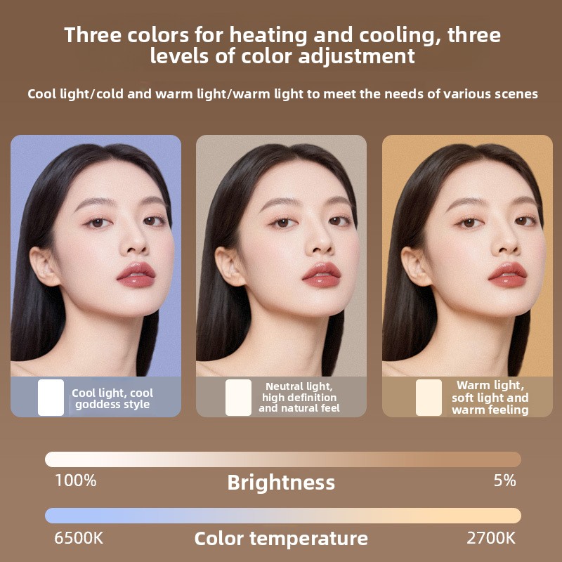 ضوء LED محمول RGB صغير مع مشبك - مراجعة Beauty Makeup Camera وسعره