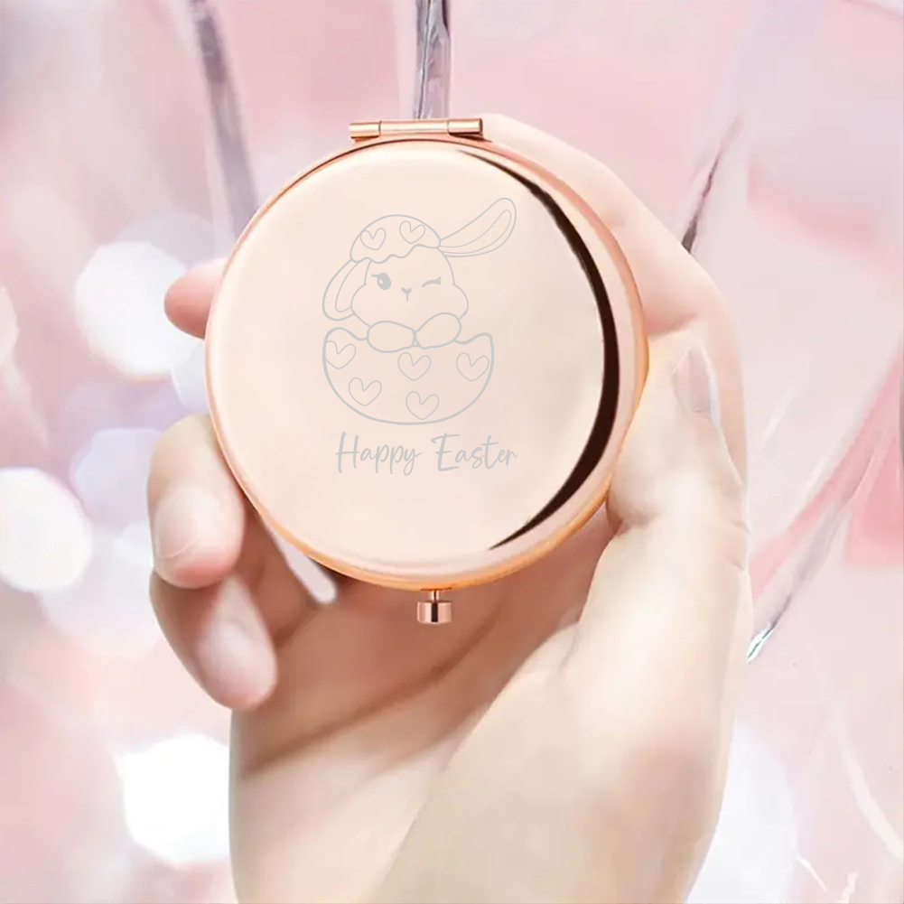 مرآة جيب مستديرة بتصميم أرنب ك - مراجعة Beauty Makeup & D Anime Studio وسعره