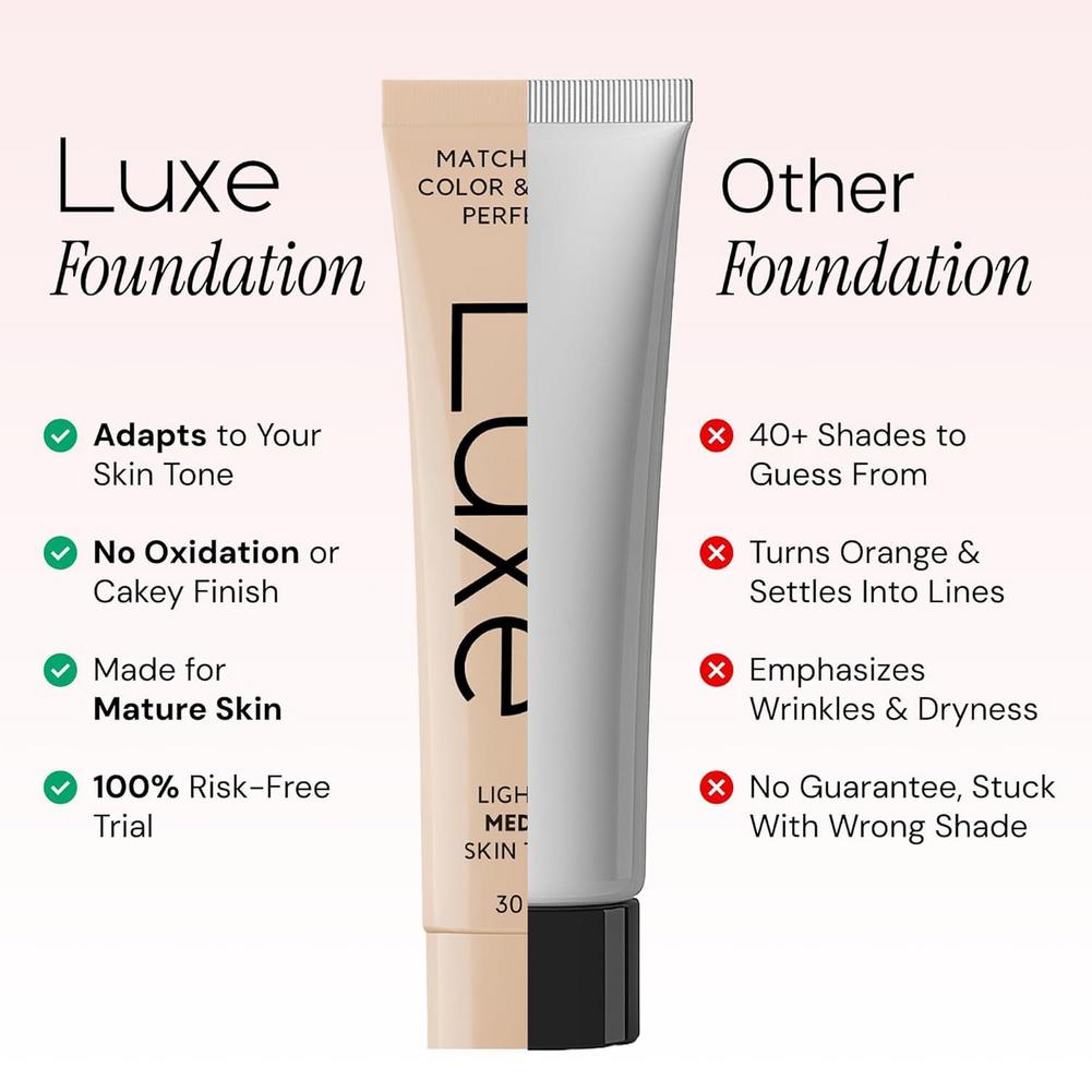 كريم أساس سائل ذكي LUXE مع واق - مراجعة Beauty Luxe Makeup وسعره