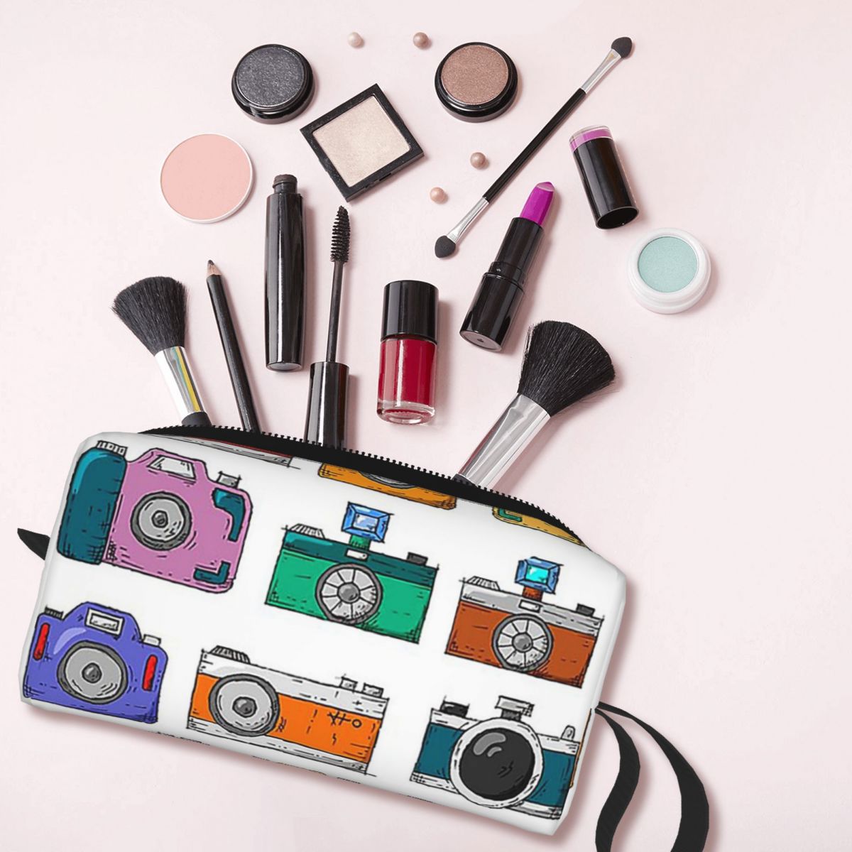 حقيبة مكياج بتصميم كاميرا عتيق - مراجعة Beauty Makeup Camera وسعره