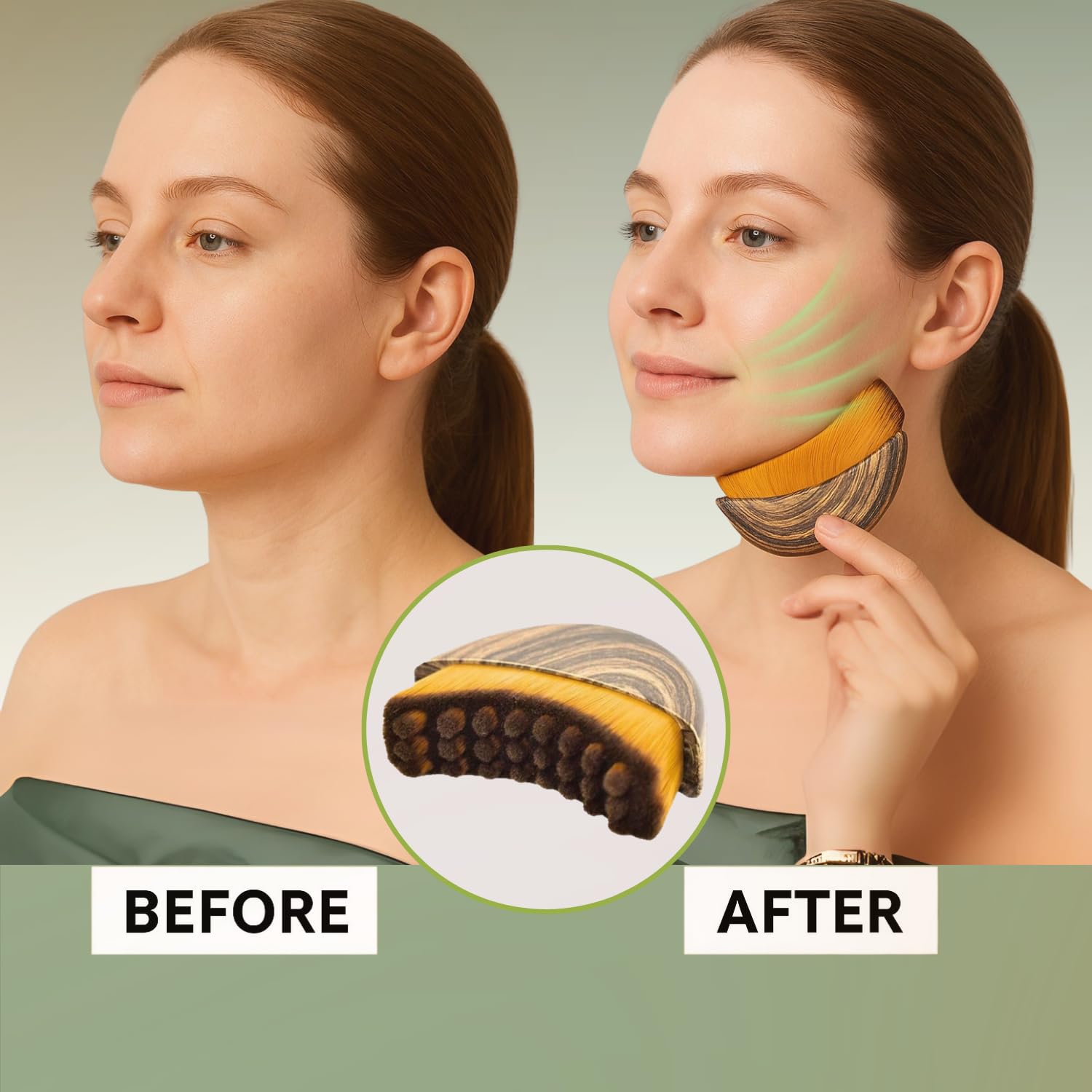 فرشاة تدليك الوجه لتصريف اللمف - مراجعة Beauty Queen Makeup وسعره