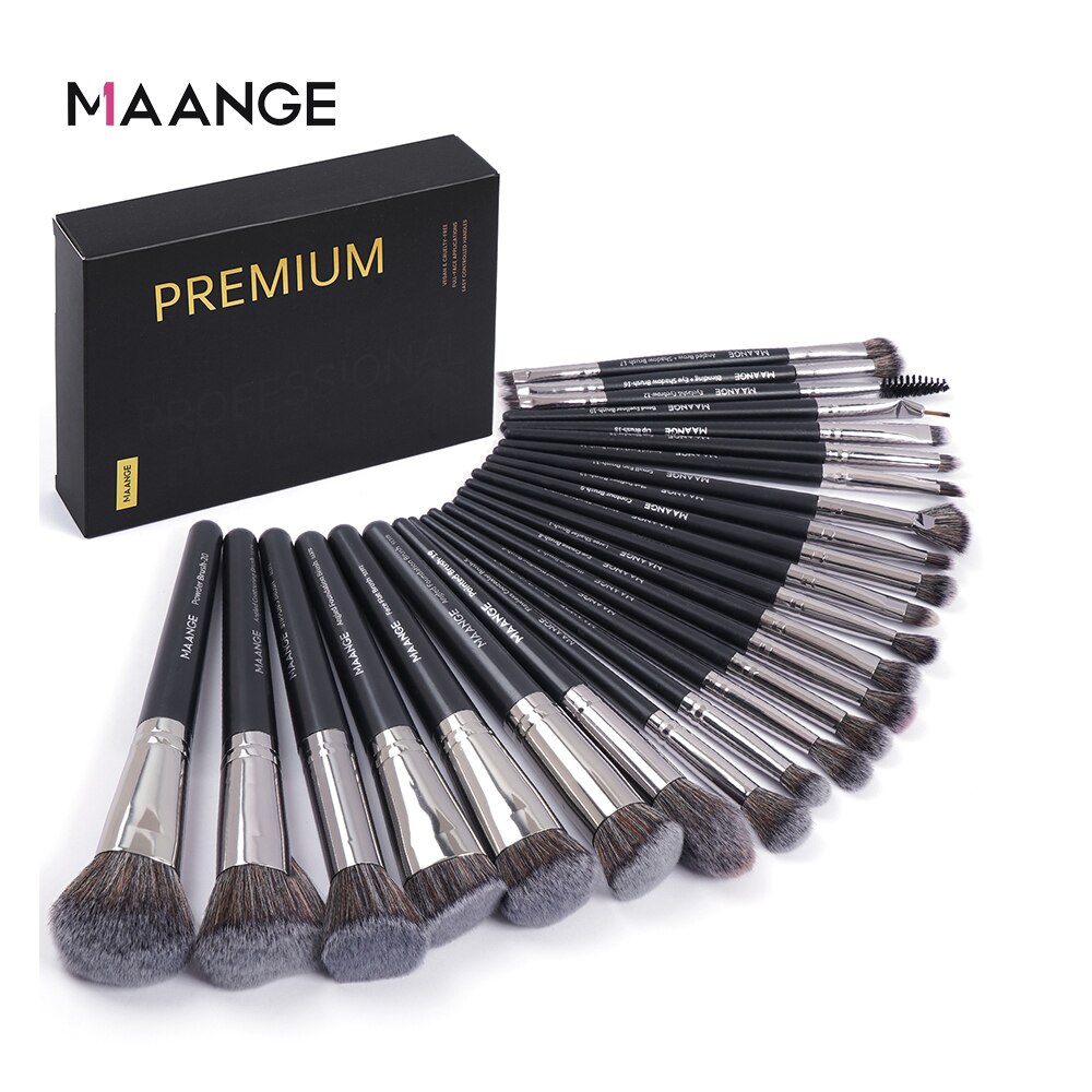 MAANGE صندوق هدايا احترافي مكو - مراجعة Huda Beauty Makeup Brush Set وسعره
