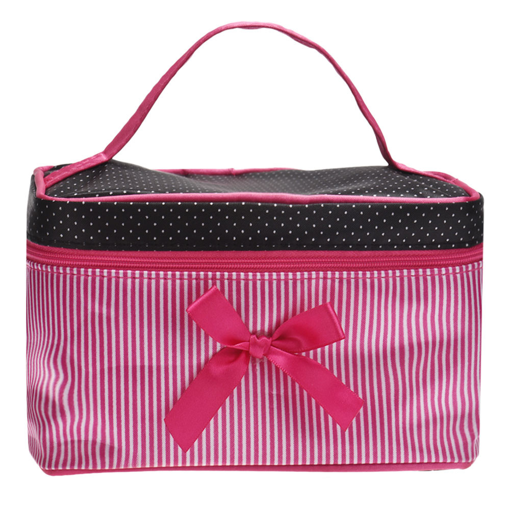 النساء السفر القوس شريط يشكلون - مراجعة Ysl Beauty Makeup Bag وسعره
