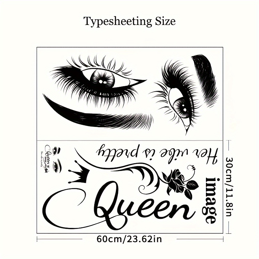 قطعتان من ملصقات الحائط الأنيق - مراجعة Beauty Queen Makeup وسعره